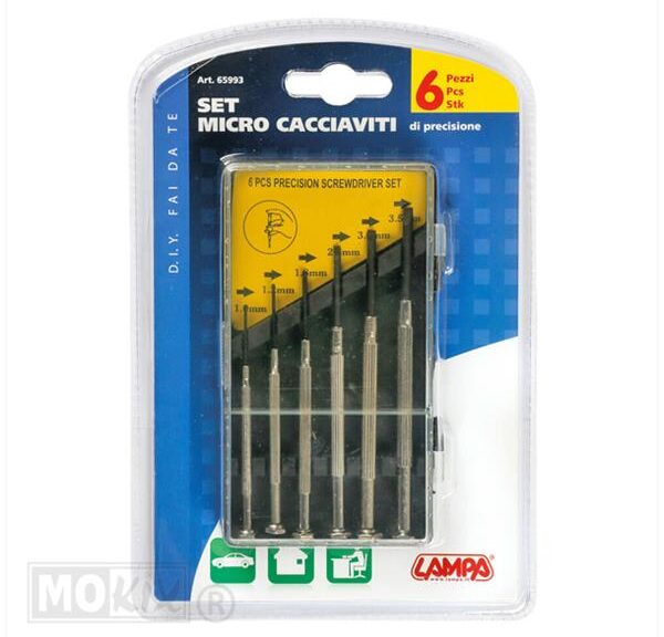 Precisie Schroevendraaier SET (6 St) Lampa