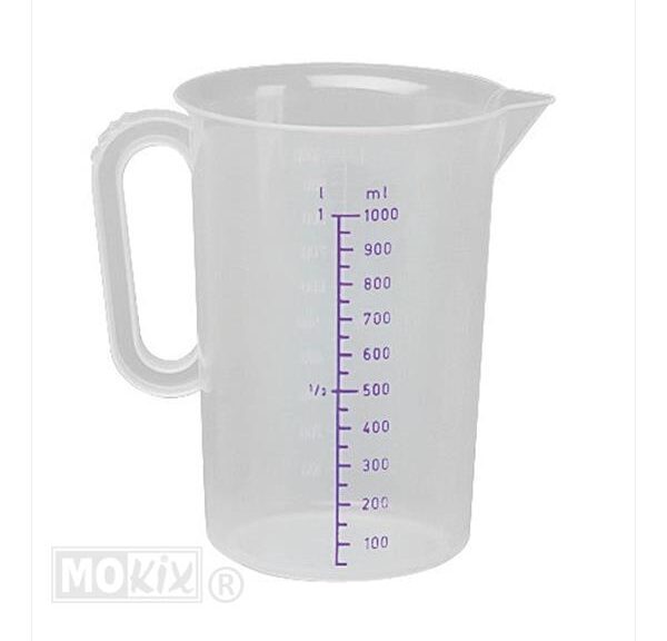 Maat Beker Universeel Doorzichtig 1000ml / 1ltr - Lampa