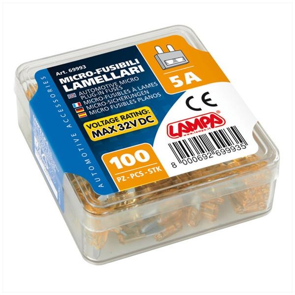 Zekeringen Steek Mini 10.9 X 3.8 5 AMP (100) - Afbeelding 2