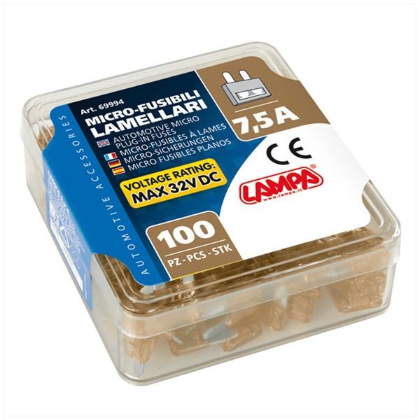 Zekeringen Steek Mini 10.9 X 3.8 7.5 AMP (100) - Afbeelding 2