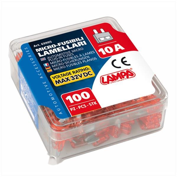 Zekeringen Steek Mini 10.9 X 3.8 10 Ampere (100) - Afbeelding 2