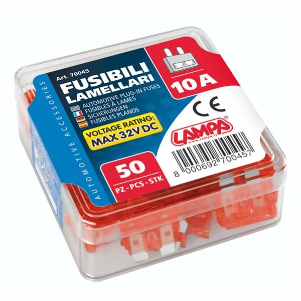 Zekeringen Steek STD 19.1x5.1 10 Ampere (50) - Afbeelding 2