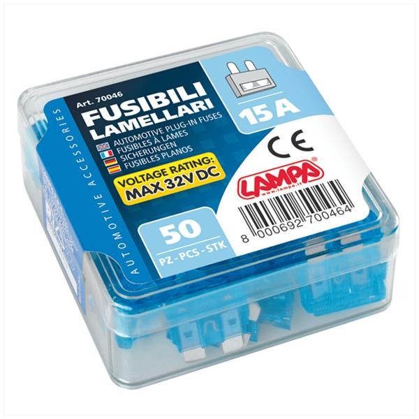 Zekeringen Steek STD 19.1x5.1 15 Ampere (50) - Afbeelding 2