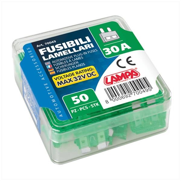Zekeringen Steek STD 19.1x5.1 30 Ampere (50) - Afbeelding 2