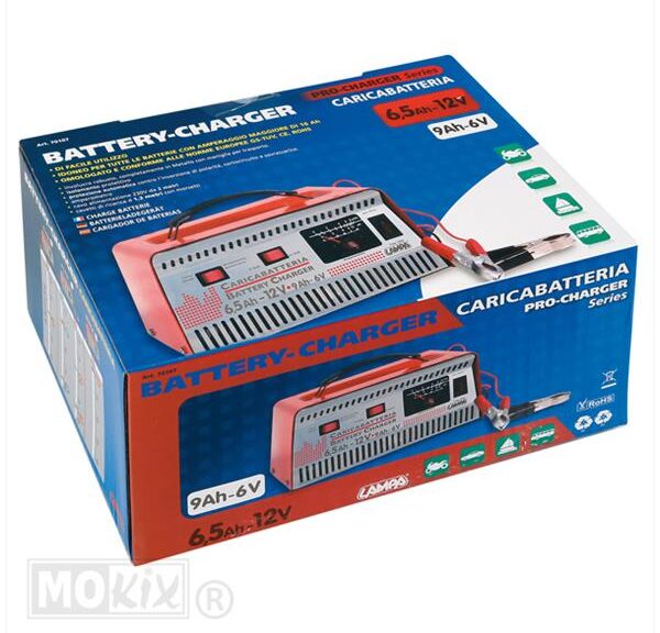 Accu Lader PRO-Charger 12V 6.5amp/6V 9amp Lampa