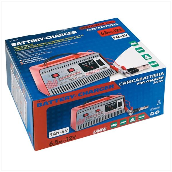 Accu Lader PRO-Charger 12V 6.5amp/6V 9amp Lampa