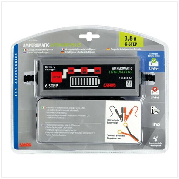 Accu Lader Lithium-Plus 12V 3.8A Lampa - Afbeelding 2