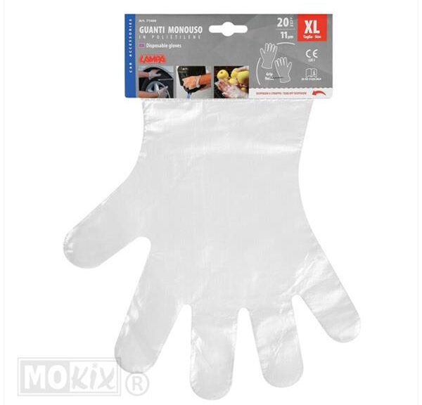 Wegwerp Handschoenen PE (20) Lampa