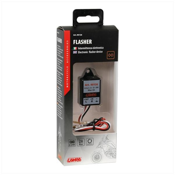 Knipperlicht-Relais UNI LED 6/12V (2a Max) Lampa - Afbeelding 3