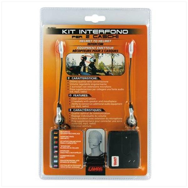 Headset 2 Sets MET Draad Talk TO Talk Lampa (1st.) - Afbeelding 2