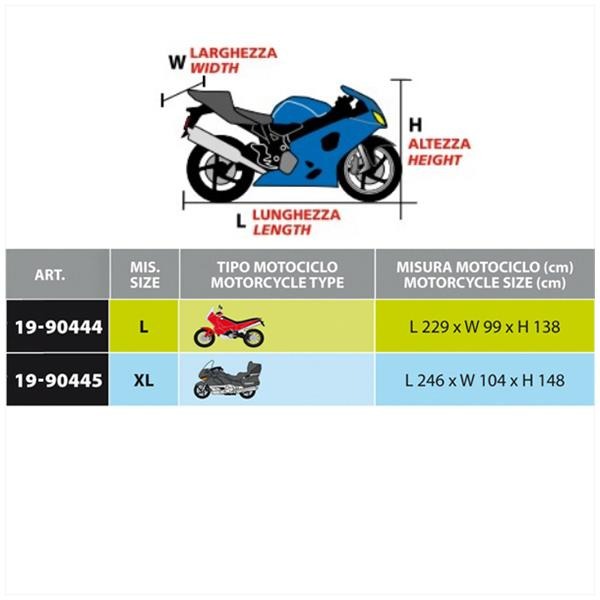 Motor Hoes Coverlux-Plus (L) Polyester 229x138x99 - Afbeelding 3