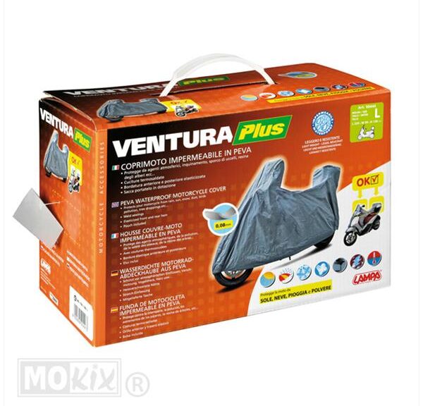 Motor Hoes Grijs (Winds/Koffer XL) PVC 246x104x148 - Lampa