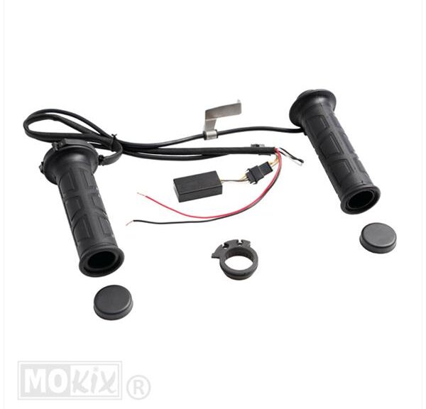 Handvatten Verwarmd 12V 22/25 Zwart Gasdraai Lampa