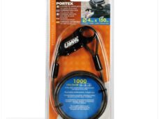Kabel Slot Helm 4mm x150cm Lampa Staalkabel Grijs