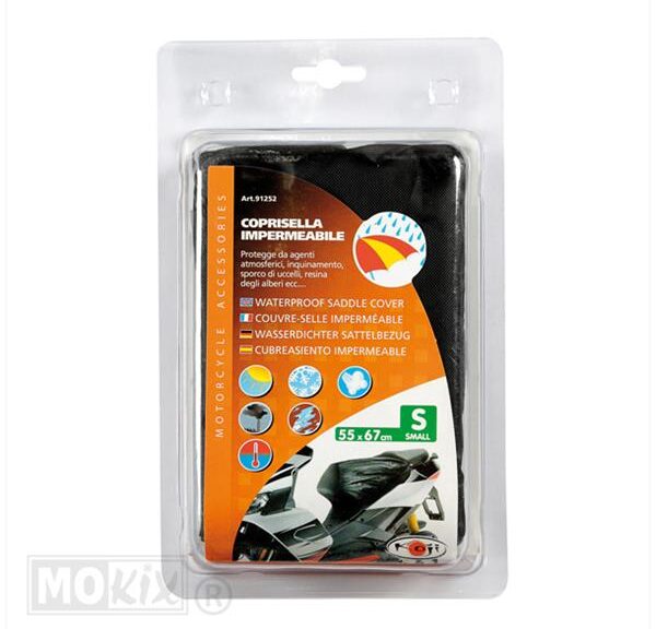 Regen Hoes Buddyseat Zwart Medium 62x92 Lampa