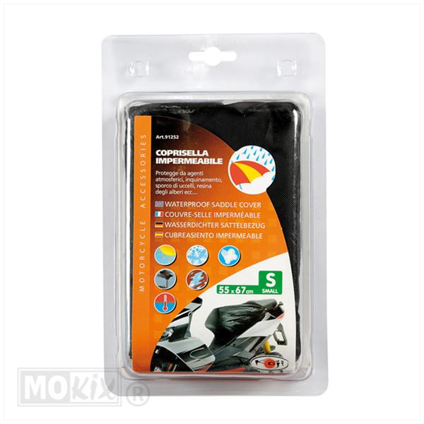 Regen Hoes Buddyseat Zwart X-Large 80x118 Lampa