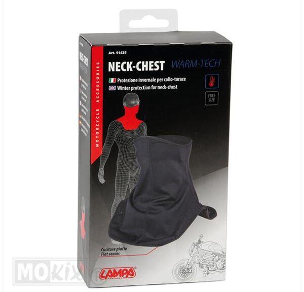 COL Soft Polyester NEK-Hals Zwart - Lampa
