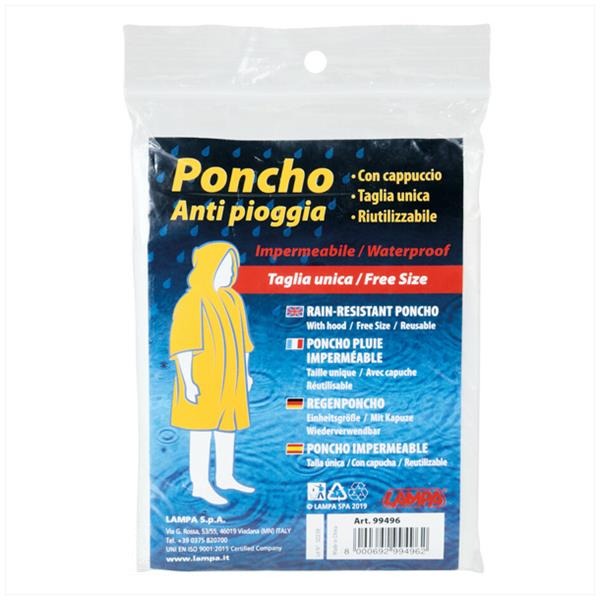 Display Wegwerp Regen Poncho PE (24) Lampa - Afbeelding 3