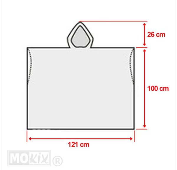Display Wegwerp Regen Poncho PE (24) Lampa