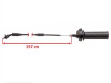 Handle GAS Piaggio ZIP 50cc 4T e4 25/45 Km + Kabel