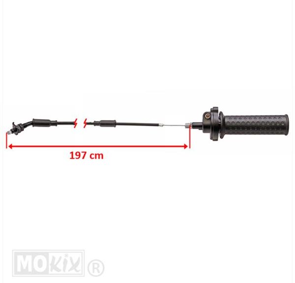 Handle GAS Piaggio ZIP 50cc 4T e4 25/45 Km + Kabel