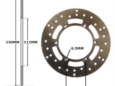 Remschijf APR RX50/YA DT50R >97 Voor 230x112x4 IGM