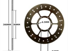 Remschijf Derbi GPR Voor 300x90x4 IGM