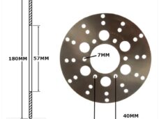 Remschijf Derbi GPR 50R 04> Achter 180x57x4 IGM