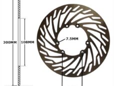 Remschijf Derbi Senda 50 DRD Voor 300x108x4 IGM