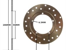 Remschijf Piaggio ZIP-SP/LX Voor 200x96x4.2 IGM