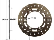 Remschijf Rieju RR/Spike Voor 220x108x4 IGM