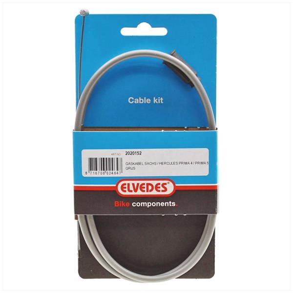 Kabel GAS Sachs/Hercules Prima 4/5 Grijs Elvedes - Afbeelding 2