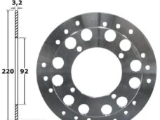 Remschijf Yamaha DT50LC Voor 220x92x3.2 IGM
