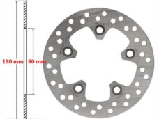 Remschijf SYM EURO-X/JET50 VOOR190x80x4 IGM