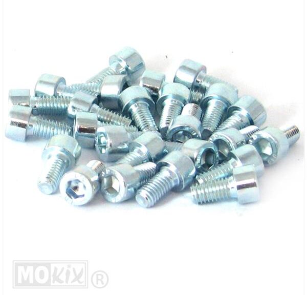 Inbus-Bout M 6x 12 Elvz 25stuks - Bollard