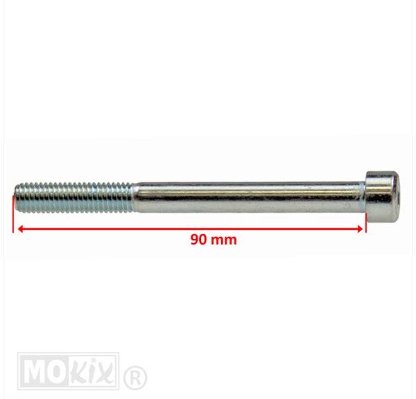 Inbus-Bout M 8x90 Elvz 12stuks
