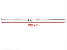 Kabel Achterrem KY Agility 16/PEOPLE S 2-4T/SUPER8 - Kymco