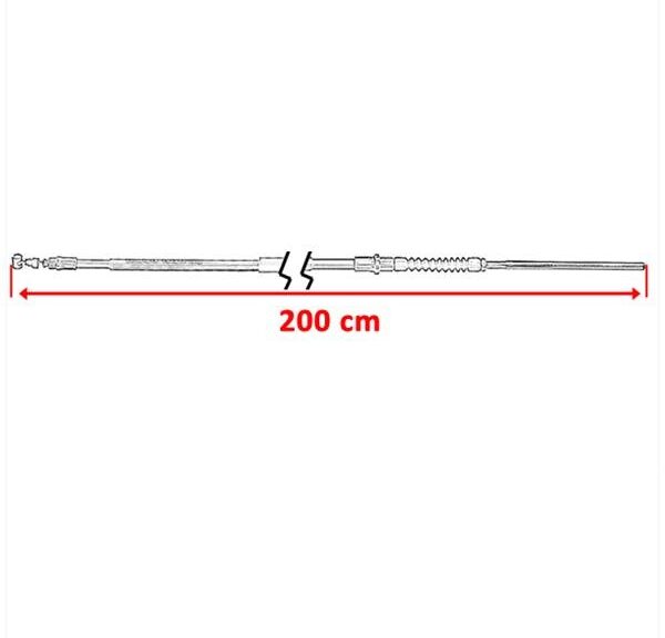 Kabel Achterrem KY Agility 16/PEOPLE S 2-4T/SUPER8 - Kymco