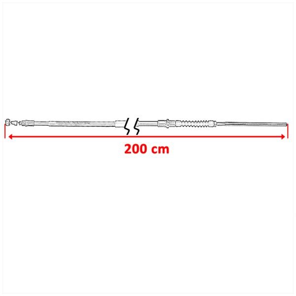 Kabel Achterrem KY Agility 16/PEOPLE S 2-4T/SUPER8 - Kymco