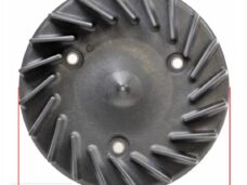 Koelventilator Piaggio 4T 2V/3V/4V 120/130mm Zwart