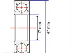 Lager NTN 17-47-14 6303 C3 (1)