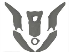 Plaatwerk KIT BYE Bike Deep Titanium 6delig