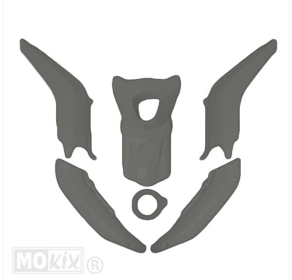 Plaatwerk KIT BYE Bike Deep Titanium 6delig