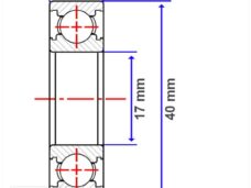 Lager SKF 17-40-12 6203 C3 (1)