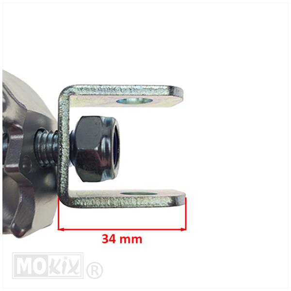 Voetsteunset Rieju MRX/SMX Aluminium Grijs - Afbeelding 2