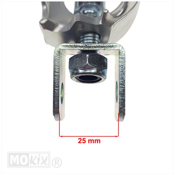 Voetsteunset Rieju MRX/SMX Aluminium Grijs - Afbeelding 3