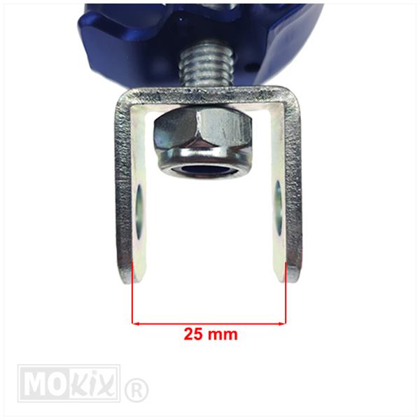 Voetsteunset Rieju MRX/SMX Aluminium Blauw - Afbeelding 3