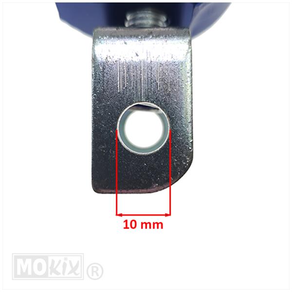 Voetsteunset Rieju MRX/SMX Aluminium Blauw - Afbeelding 4