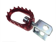 Voetsteunset Rieju MRX/SMX Aluminium Rood