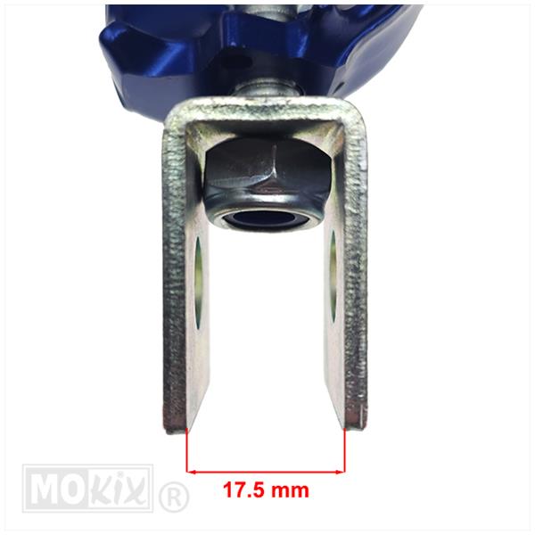 Voetsteunset Derbi Senda-R Aluminium Blauw - Afbeelding 3